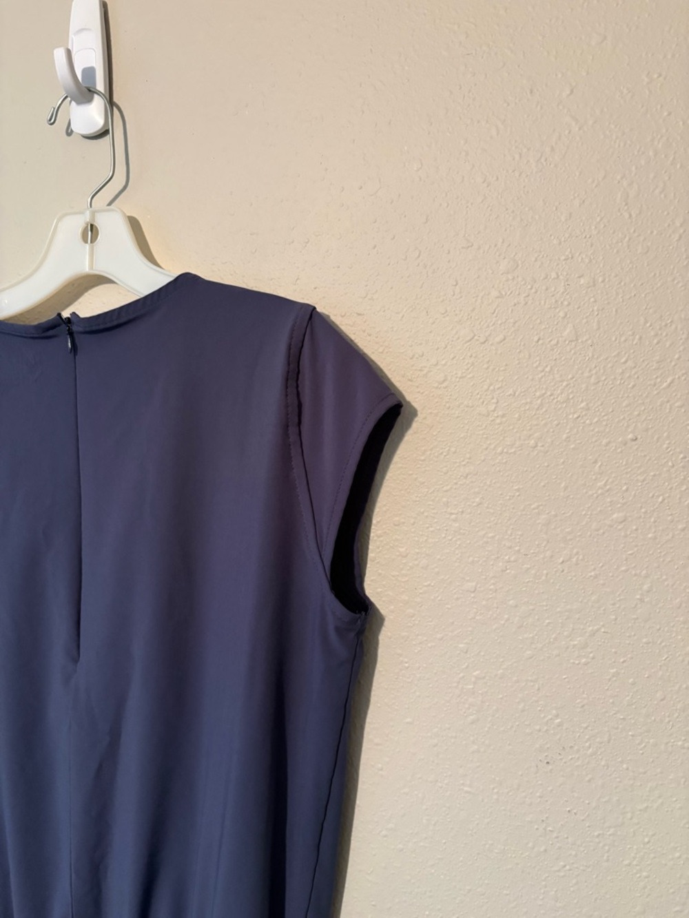 Albion Navy Drawstring Waist Midi Dress - Picture 6 of 10
